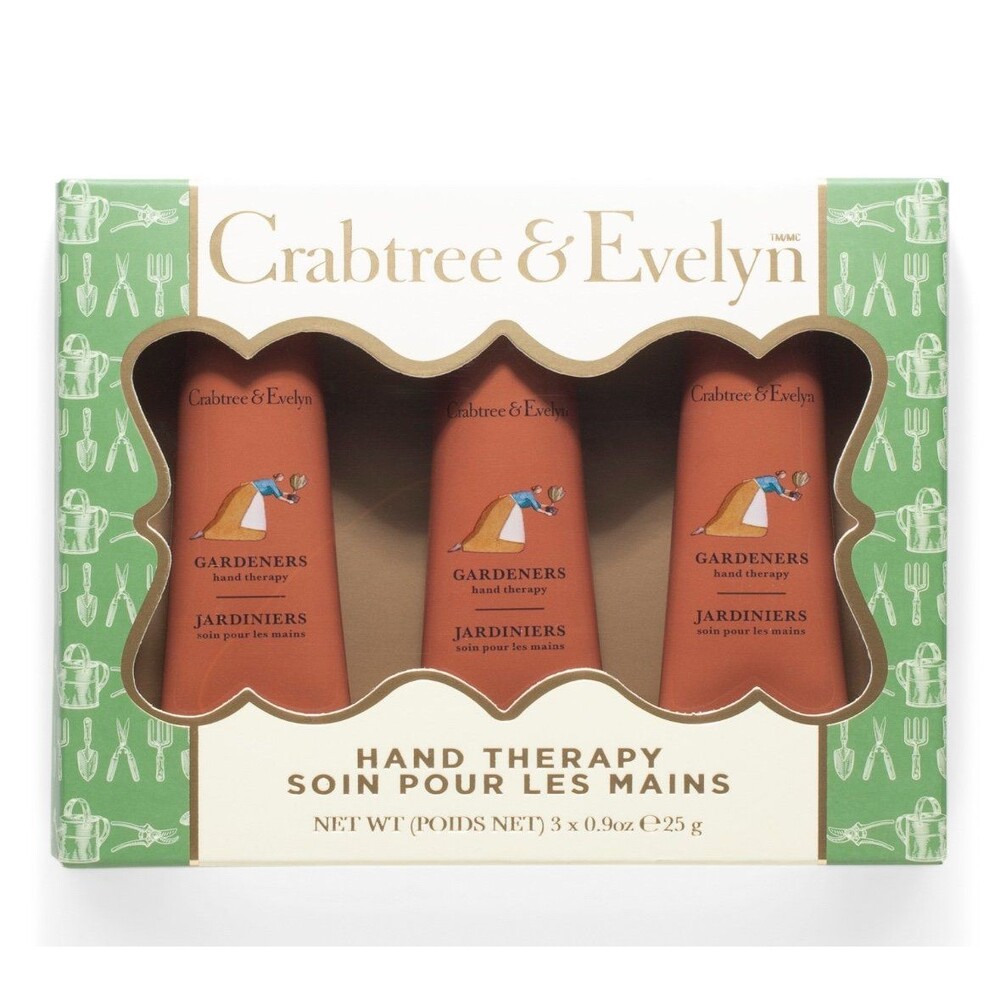 Crabtree Evelyn Gardeners 3 x 0.9 oz hand therapy set.